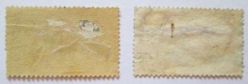 1934 Great Britain re-engraved King George V Seahorse Waterlow & Sons Stamps 2/6 & 5/-