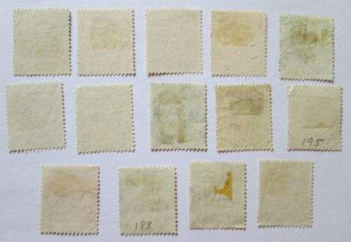 Great Britain 1924-1928 King George V Set of 12 Stamps+ 2 extra