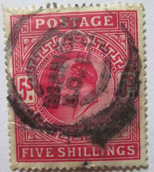 Great Britain 1902 King Edward VII Set 3 of Stamps: 2/6, 5S, 10S