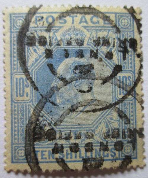 Great Britain 1902 King Edward VII Set 3 of Stamps: 2/6, 5S, 10S