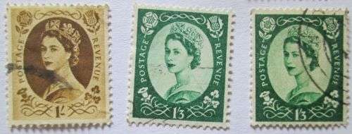 1955 - 1958 Great Britain Queen Elizabeth II - Set of 18 + Extras, 42 Stamps in Total