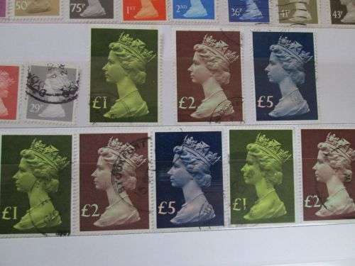 Great Britain 1968 - 2013 Queen Elizabeth II : Design Arnold Machin Engraving Over 130 Stamps !!