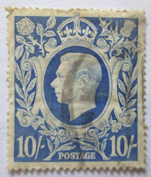 Great Britain 1939-1948 King George VI Set 6 Stamps