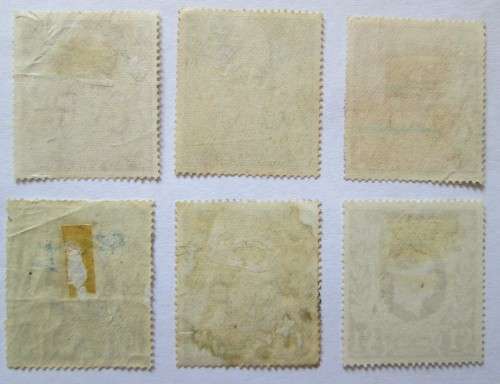Great Britain 1939-1948 King George VI Set 6 Stamps