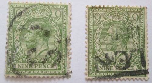Great Britain King George V Set of 36 Stamps 1912-1933