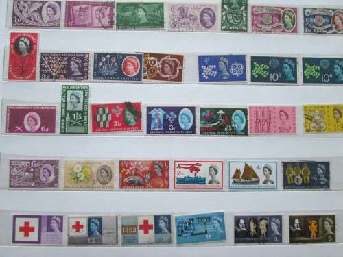 Great Britain Queen Elizabeth II 1957-1970 *Over 50 Beautiful Complete Sets Mint *Over 200 Stamps