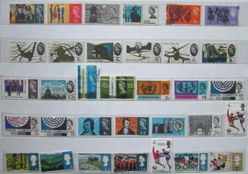 Great Britain Queen Elizabeth II 1957-1970 *Over 50 Beautiful Complete Sets Mint *Over 200 Stamps