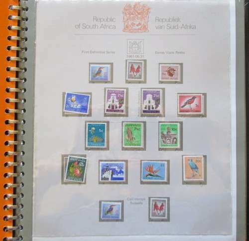 Pre Printed Slide-In Stamp Album with RSA Stamps 1961-1978