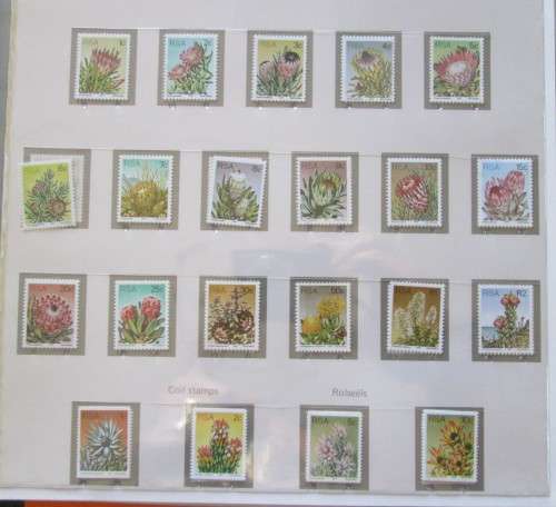 Pre Printed Slide-In Stamp Album with RSA Stamps 1961-1978