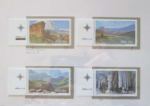 Pre Printed Slide-In Stamp Album with RSA Stamps 1961-1978