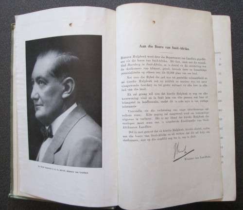 Hulpboek vir Boere in Suid Afrika 1929, Departement van Landbou Pretoria