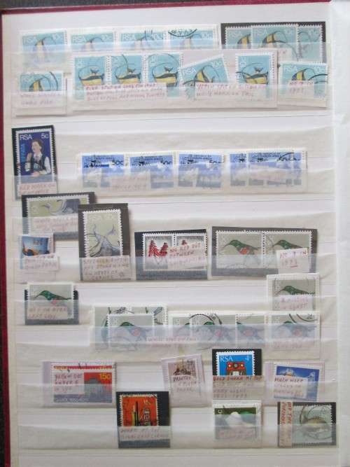 OVER 150 Stamps with Varieties, errors, RSA and Homelands - One of a Kind, MUST SEE