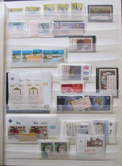 OVER 150 Stamps with Varieties, errors, RSA and Homelands - One of a Kind, MUST SEE