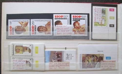 OVER 150 Stamps with Varieties, errors, RSA and Homelands - One of a Kind, MUST SEE