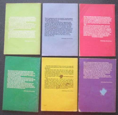 Die Swart Luiperd deur Braam le Roux 40, 41, 43, 45, 47, 50, SIX Original Vintage Afrikaans Novels