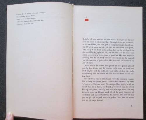 Swart Pelgrim F. A. Venter, 1962 Edition, Hardcover, No dust jacket
