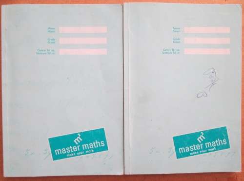 Master Maths Make Your Mark, Grade 12, Reinforcement Answers & Notes, 2 BOOKS