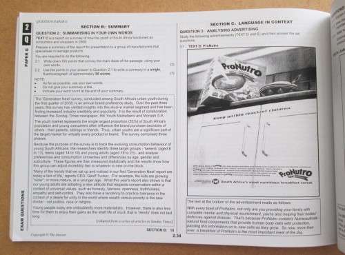 The Answer Series, English Home Language, Notes, Exercises, Exam Papers, Answers Gr 11 & 12
