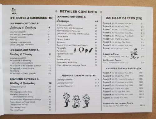 The Answer Series, English Home Language, Notes, Exercises, Exam Papers, Answers Gr 11 & 12