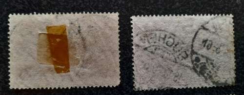 German Empire Stamps 1905 1 Mk, 1902 2 Mk Deutsches Reich Latin Letters Unused, 1903 3 Mk, 1905 5 Mk