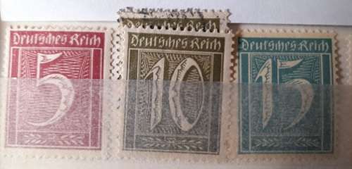German Empire 1922-1924, Deutsches Reich and Overprints *HAVE A LOOK* Lot of Over 170 Stamps
