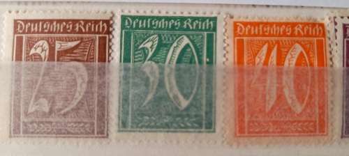German Empire 1922-1924, Deutsches Reich and Overprints *HAVE A LOOK* Lot of Over 170 Stamps