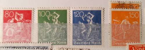 German Empire 1922-1924, Deutsches Reich and Overprints *HAVE A LOOK* Lot of Over 170 Stamps