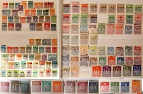 German Empire 1922-1924, Deutsches Reich and Overprints *HAVE A LOOK* Lot of Over 170 Stamps