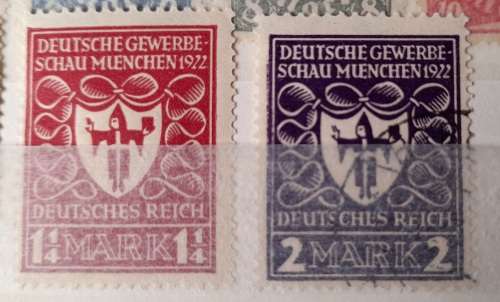 German Empire 1922-1924, Deutsches Reich and Overprints *HAVE A LOOK* Lot of Over 170 Stamps