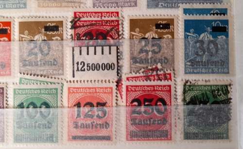 German Empire 1922-1924, Deutsches Reich and Overprints *HAVE A LOOK* Lot of Over 170 Stamps