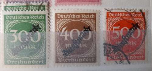 German Empire Stamps 1902-1927, Numerals Dienstmarke, Overload, Deutsches Reich UNIQUE, RARE ITEMS