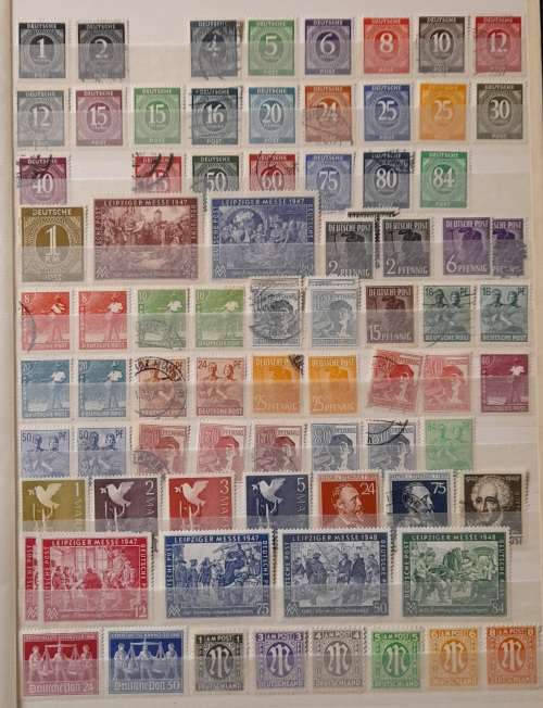 Germany WW2 Allied Territories + British American Zones Stamps 1945-1949, Over 170 Stamps