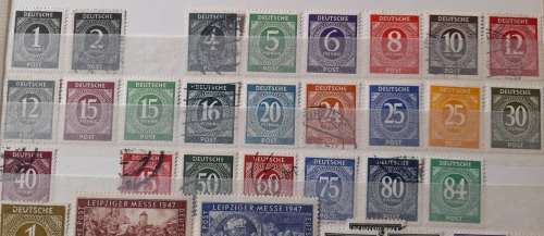 Germany WW2 Allied Territories + British American Zones Stamps 1945-1949, Over 170 Stamps
