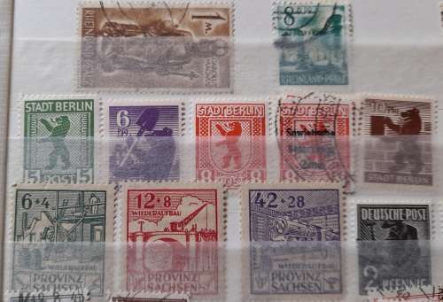 Germany WW2 Allied Territories + British American Zones Stamps 1945-1949, Over 170 Stamps