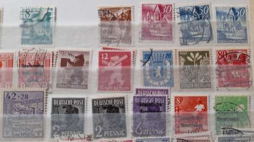Germany WW2 Allied Territories + British American Zones Stamps 1945-1949, Over 170 Stamps