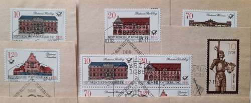 Germany DDR 1st Day Special Cancelations 1955 - 1988 incl. Famous Paintings from Dresden Gallery