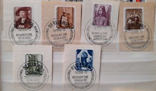 Germany DDR 1st Day Special Cancelations 1955 - 1988 incl. Famous Paintings from Dresden Gallery