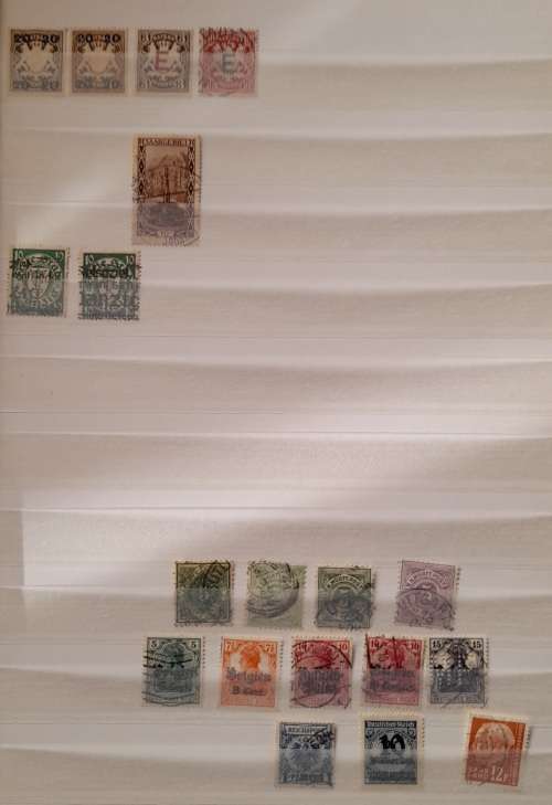 German Territories Stamps Saar, Bohemia, Moravia, Bavaria, Gdansk, Wurttemberg 1875-1943 & Hitler