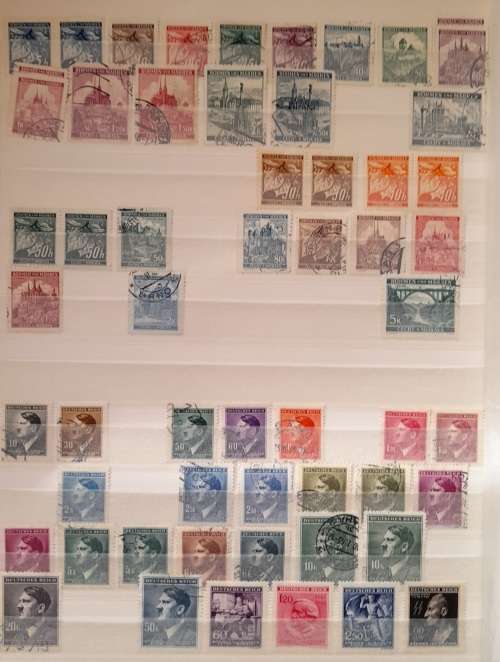 German Territories Stamps Saar, Bohemia, Moravia, Bavaria, Gdansk, Wurttemberg 1875-1943 & Hitler
