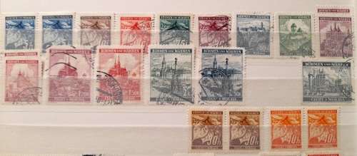 German Territories Stamps Saar, Bohemia, Moravia, Bavaria, Gdansk, Wurttemberg 1875-1943 & Hitler
