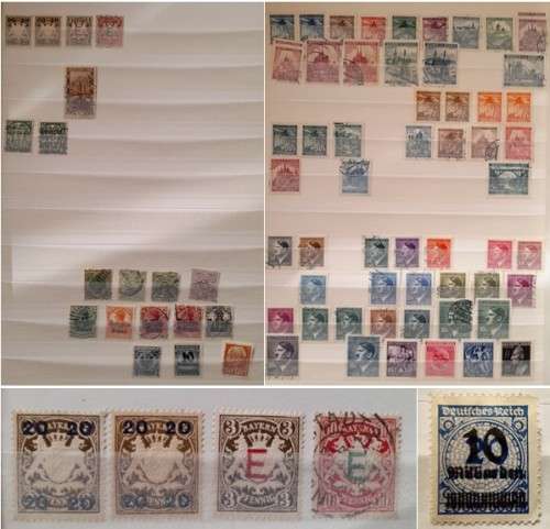 German Territories Stamps Saar, Bohemia, Moravia, Bavaria, Gdansk, Wurttemberg 1875-1943 & Hitler