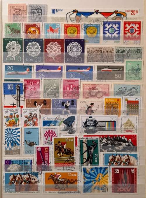 Germany, DDR Stamps 1968 - 1985, a Great Collection, Over 240 Stamps