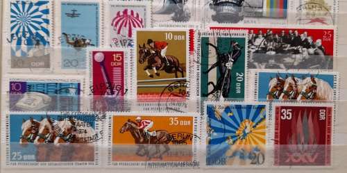 Germany, DDR Stamps 1968 - 1985, a Great Collection, Over 240 Stamps