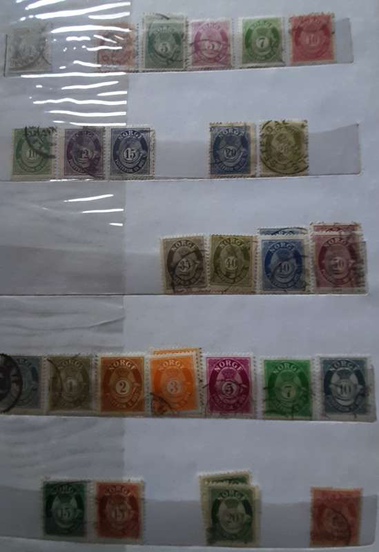 Stamps of Norway, Perfect Start-up Collection, Over 300 Stamps, 1893 - 1979, Album Included