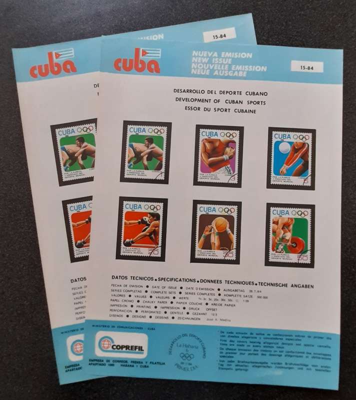 Cuba Soccer World Cup, Spain 1982, Miniature Sheet Finalists: Italy, FRG, Poland, France, MINT