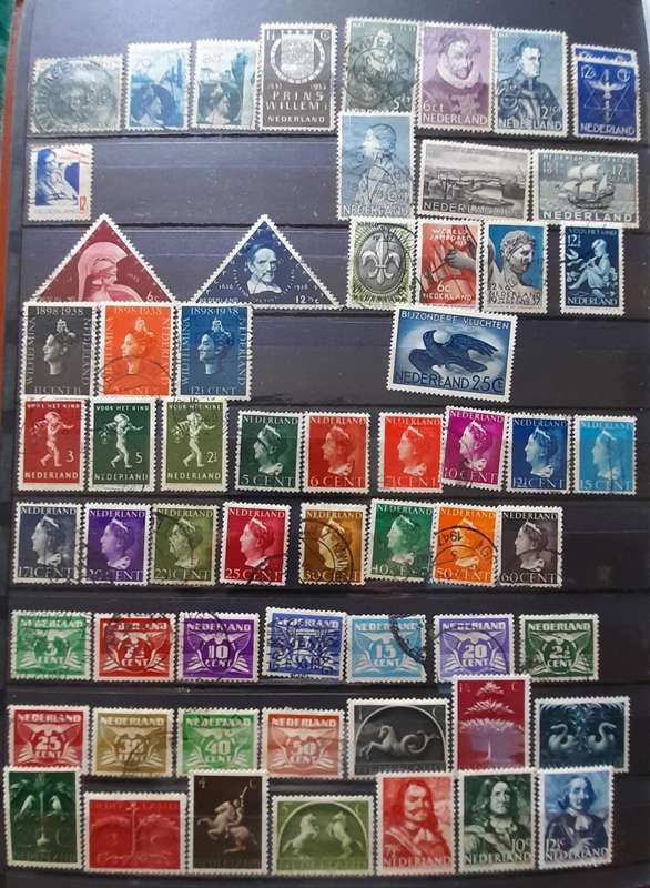 Netherlands / Holland Stamps, 1876 - 1989, Over 680 Stamps,Album Included, Top end Collection