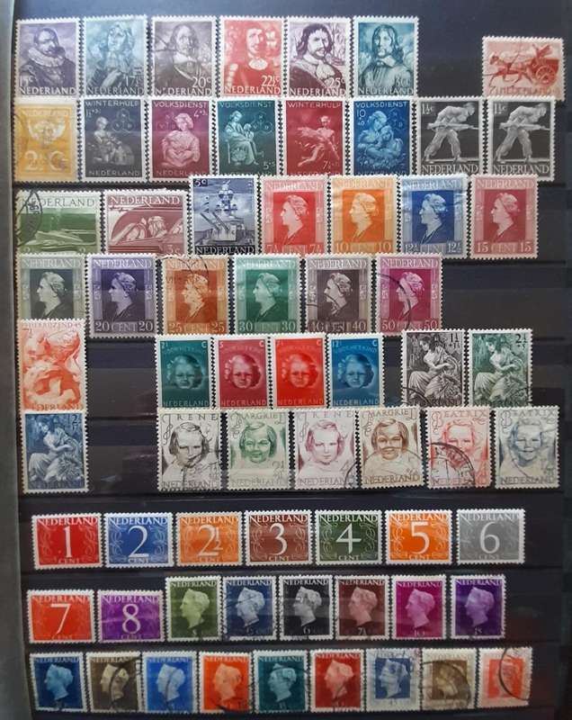 Netherlands / Holland Stamps, 1876 - 1989, Over 680 Stamps,Album Included, Top end Collection