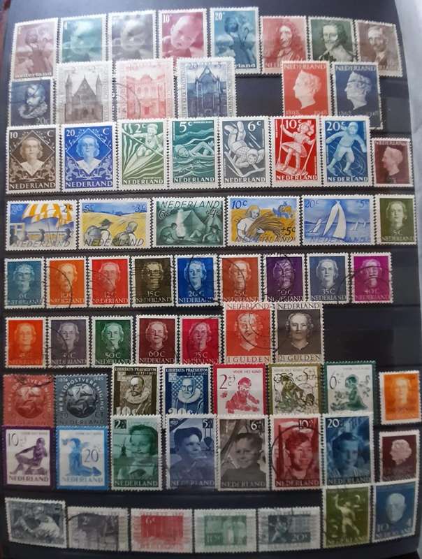Netherlands / Holland Stamps, 1876 - 1989, Over 680 Stamps,Album Included, Top end Collection