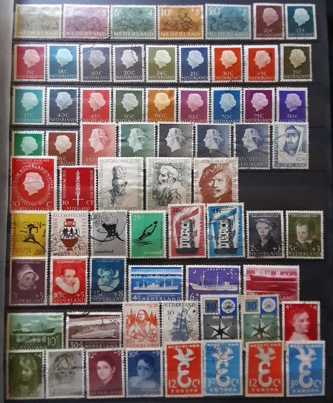 Netherlands / Holland Stamps, 1876 - 1989, Over 680 Stamps,Album Included, Top end Collection