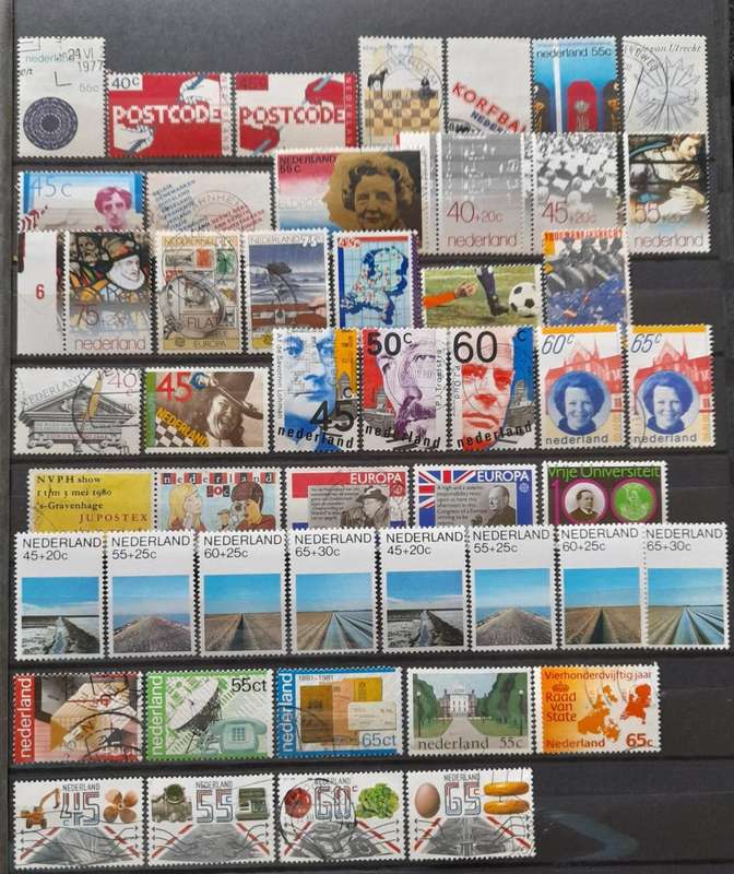 Netherlands / Holland Stamps, 1876 - 1989, Over 680 Stamps,Album Included, Top end Collection